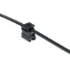 Uchwyt opaski kablowej do opasek 1.2mm długość 200mm szerokość 4,6 mm średnica otworu 45mm HellermannTyton Czarny