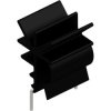 Clip-on heatsink, (L x W x H) 20 x 20 x 36 mm, 9.8 K/W, black anodized, FK 248 SA 220