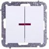 Sentia Łącznik świecznikowy 10A z podświetleniem biały 1424-10