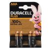 LR3 / AAA Duracell Plus +100% Bx4 1117