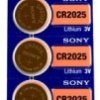 5 x bateria litowa mini Sony CR2025