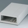 ABS enclosure, (L x W x H) 130 x 245 x 74 mm, gray white (RAL 9002), IP40, B2212017