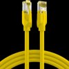 Patch cable, RJ45 plug, straight to RJ45 plug, straight, Cat 6A, S/FTP, LSZH, 10 m, yellow, IPK-6A-M-HFR-GE-1000