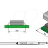 C245215 SMD desoldering tip C245, C245215/9.5 x 18 mm, for dual-in-line