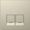 MERTEN D-LIFE Płytka czołowa gniazda 2xRJ45 piasek sahary MTN4572-6033 SCHNEIDER ELECTRIC