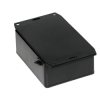 1591SF2SBK Hammond Multipurpose Black GPABS Enclosure Flanged Base 110 x 82 x 44mm