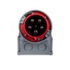 Wtyczka Odbiornikowa 125A 5P 400V Czerwona Ip67 Power Twist 545-6