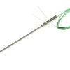 Termopara z izolacją mineralną K średnica 4.5mm długość 150mm -40 → +1100°C Końcówka z gołym kablem RS PRO