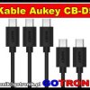 Zestaw 5 kabli AUKEY CB-D5 Quick Charge 3.0