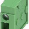 PCB terminal, 1 pole, pitch 5 mm, AWG 24-14, 24 A, screw connection, green, 1700008