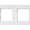 Simon 54 Premium Ramka Podwójna Biała Dr2/11