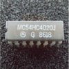 54HC4020 (MC54HC4020J) CMOS 14-stage binary counter - Motorola