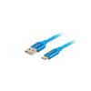 Kabel USB-C-USB-A 2.0 1M niebieski Premium QC 3.0 Lanberg