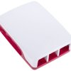 Obudowa Raspberry Pi do Raspberry Pi 4B Raspberry Pi Plastik Czerwony, Biały 97 x 70 x 25mm