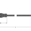 Turck 6626900 Kabel połączeniowy czujnika/aktuatora RKCV4T-2/TEL, piny: 3, 2 m, 1 szt.