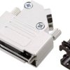 encitech 6560-0106-12 Obudowa złącza D-SUB D45ZK-15-K, metal, 45 °, 1 szt.