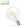 Żarówka LED GLOB G125 E-27 230V 8W COG NW CLEAR SPECTRUM
