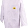 ESD-COAT, WHITE, 4XL
