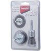 Makita D-66070 Round brushes set 3-piece Steel Wire Cups & Brushes Abrasives