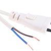 Przewód zasilania, złącze A: Bez zakończenia złącze B: EuroPlug typu C 2m 2,5 A 250 V Biały