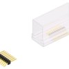 Pin header, 9 pole, pitch 1.27 mm, straight, black, SLVW3SMD0489GSM