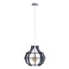 Lampa Wisząca Nowoczesna Drewno 1Xe27 Bento Grey