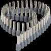Ferrules - Stripe, 2,5 mm², grey
