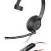 HP Poly Blackwire C5210 Słuchawki nauszne przewód Mono czarny Wyciszanie hałasów zestaw słuchawkowy, regulacja głośności