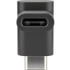 Kątowy adapter USB-C™ na USB-C™ 90°, czarny Goobay
