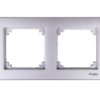 Merten M-Plan Ramka Podwójna Aluminium Mtn486260