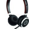 Jabra Evolve 65 MS Słuchawki nauszne Bluetooth, przewód stereo czarny, srebrny Wyciszanie hałasów Wskaźnik naładowania a