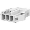 Socket housing, 3 pole, pitch 3.96 mm, straight, natural, 2005250-1