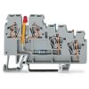 WAGO 270-560/281-434 Sensor +ve LED 3-Cndtr. Terminal Block Grey AWG28-12