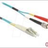 86566 Cable Optical Fibre LC to ST Multi-mode OM3 0.5 m