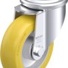 Blickle 879539 LKR-ALTH 125K-CO Rolka obrotowa z blachy stalowej Średnica koła: 125 mm Maksymalne obciążenie: 350 kg 1 s