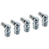 Faithfull FAIGGN18BSPA Grease Nipple 45° 1/8in BSP (Pack 5)