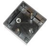 Puszka do K-125-02 84x84x48mm czarna bakelit K.