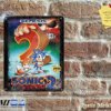 Sonic The Hedgehog 2 Box Artwork from the Original Sega Video Game - Metal Sign