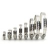 13-19 mm Clamp Band - Metal Worm Screw Clamp for Pipes and Hoses - 10 pcs Pack