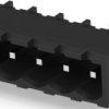 PCB terminal, 5 pole, pitch 5.08 mm, AWG 30-12, 15 A, pin, black, 1776038-5
