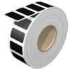 Polyester device marker, (L x W) 27 x 15 mm, black, roll with 450 pcs, 2005690000