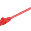 Kabel patchcord CAT 6 U/UTP 0,5m czerwony
