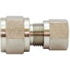 Pressure gauge fitting, L 35.5 mm, 60 bar, brass, nickel-plated, for pipe systems, 111982