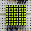 Miniature 8x8 Yellow-Green LED Matrix