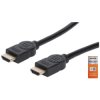 Manhattan 355360 HDMI 4K@60Hz Cable with Ethernet, 5m, Certified, Suitable for