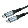 VALUE Kabel USB4 Gen3x2, C-C, M/M, 40Gbit/s, 240W, zwart, 2 m