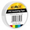 Taśma izolacyjna 0.13 x 19mm 10m - biała KEMOT