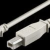 50954 USB 2.0 Hi-Speed cable, A-connector > B-connector 3 m grey