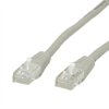 VALUE Kabel krosowy Cat.6 UTP (klasa E), szary, 0,5 m