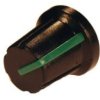 GALKA-1G potencjometru obrotowego - pasek zielony (na oskę 6 mm) wysokosć 14 mm